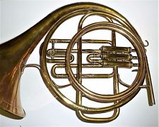 antique French horn